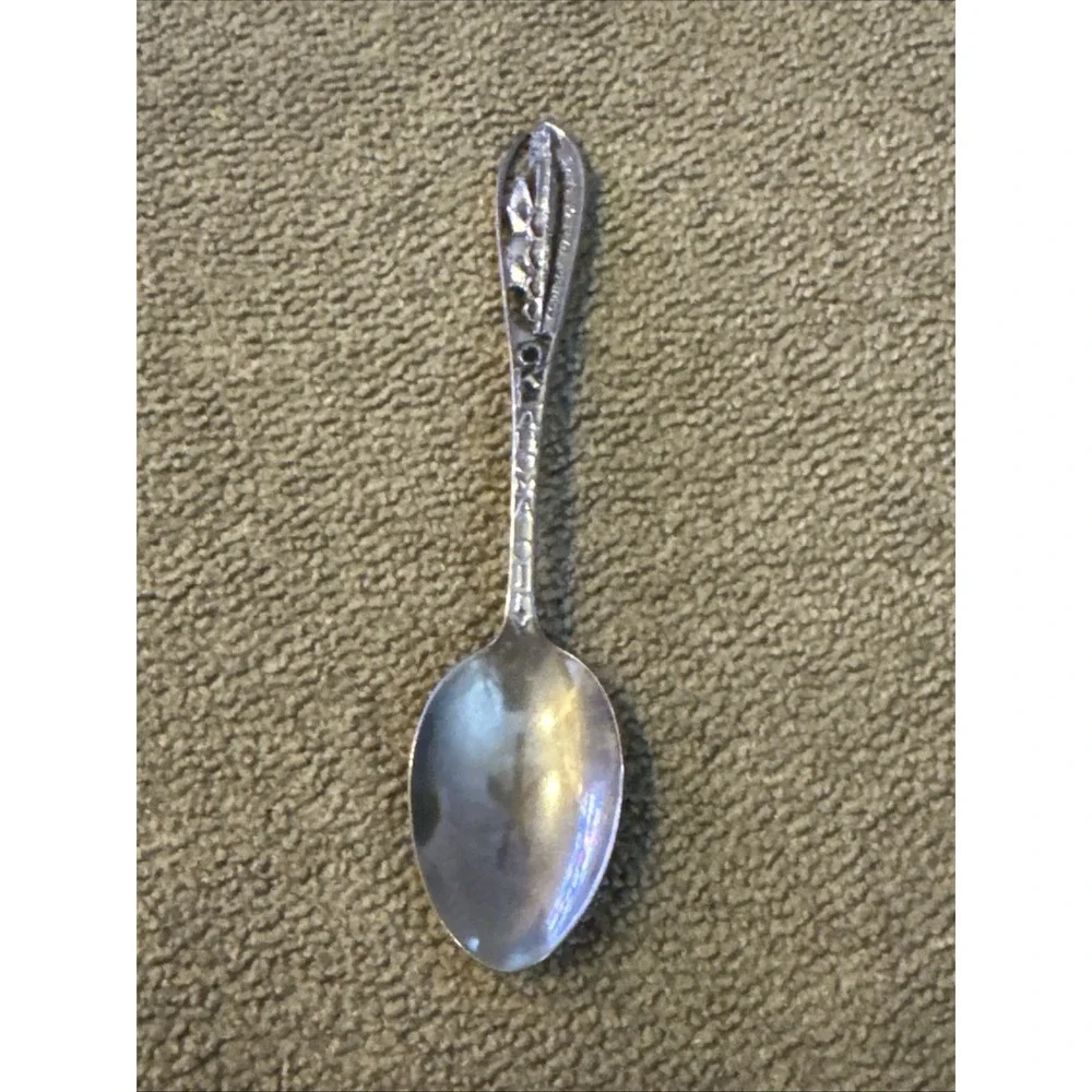 Vintage Oklahoma City Mini Spoon Silver Tone (TD)
